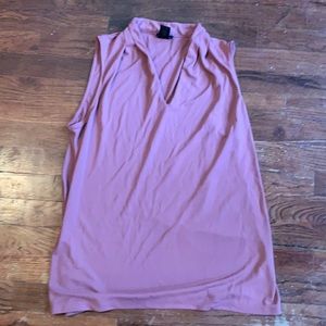 Ann Taylor pink blouse ZS L
